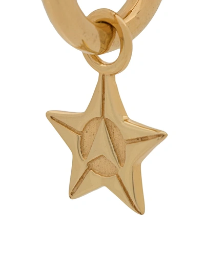 Shop Northskull Star Hoop Earring In Gold