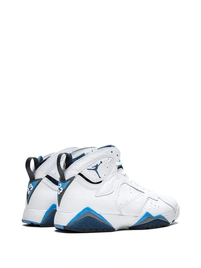 Shop Jordan Air  7 Retro "french Blue" Sneakers In White