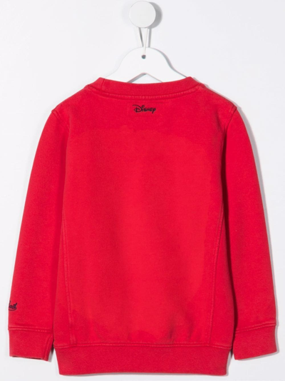 Mc2 Saint Barth Oops! Print Sweatshirt In Red