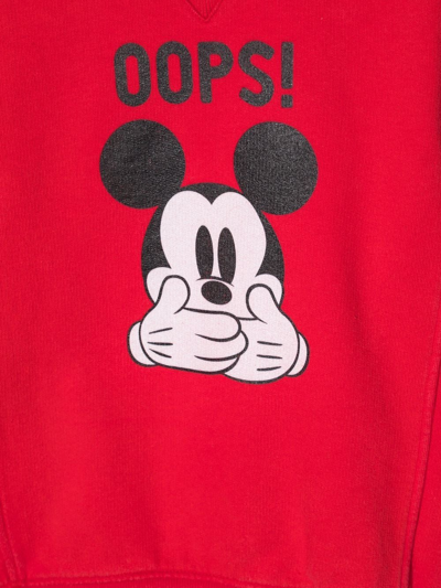 Mc2 Saint Barth Oops! Print Sweatshirt In Red