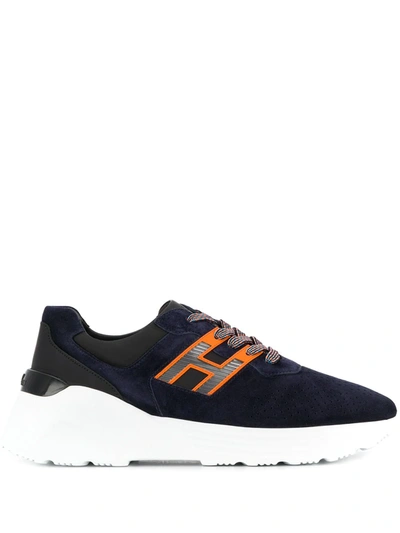 Shop Hogan Active One Sneakers In Blue