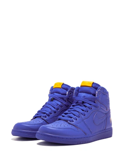 Shop Jordan Air  1 Retro Hi Og G8rd "rush Violet" Sneakers In Blue