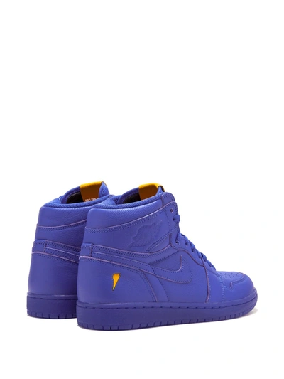 Shop Jordan Air  1 Retro Hi Og G8rd "rush Violet" Sneakers In Blue