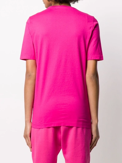 Dsquared2 Printed Logo T-shirt In Pink