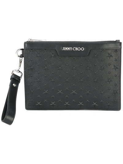 Shop Jimmy Choo Derek Clutch In Black