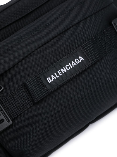 Shop Balenciaga Army Belt Bag In Black