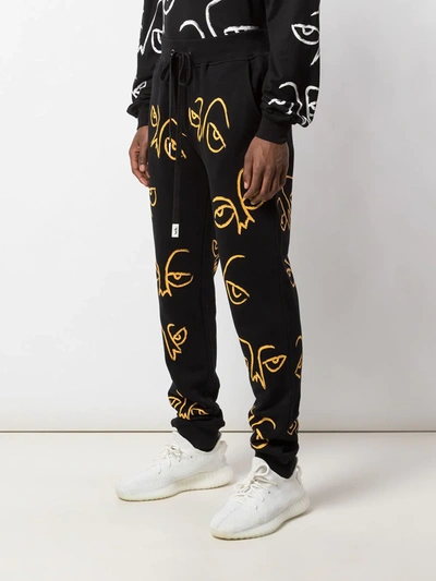 Haculla Stroke Of A Kind Knit Joggers In Black