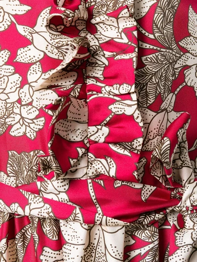 Shop La Doublej Lilium Printed Dress In Red