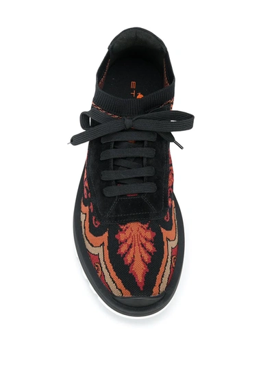 Shop Etro Low-top Sneakers In Blue