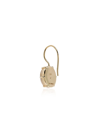 Shop Andrea Fohrman Mini Galaxy Quartz Earrings In Gold