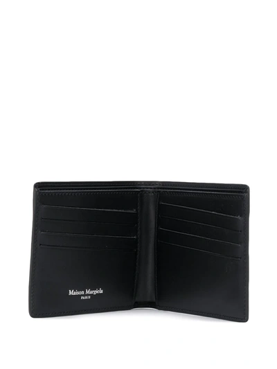 Shop Maison Margiela Stitched Bi-fold Wallet In Black