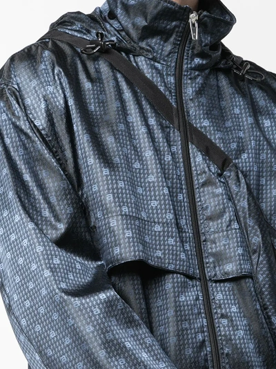 ALEXANDER WANG MONOGRAM WINDBREAKER - 蓝色