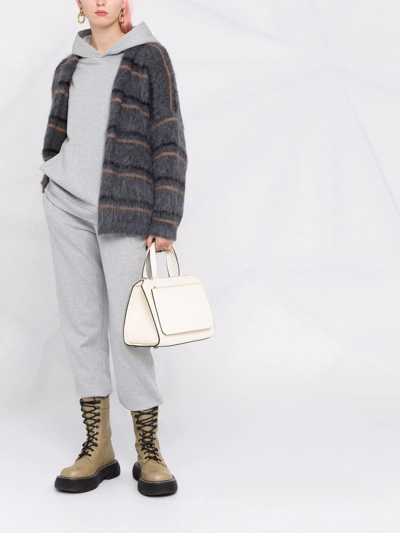 Valextra Passepartout Top-handle Tote Bag In Nude