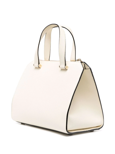 Shop Valextra Passepartout Top-handle Tote Bag In Nude