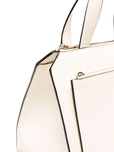 Valextra Passepartout Top-handle Tote Bag In Nude