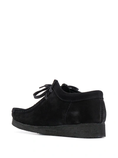 Shop Palm Angels X Clarks Logo Suede Boots In Black
