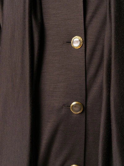 Pre-owned Dior 1980's  Midi Coat In Brown