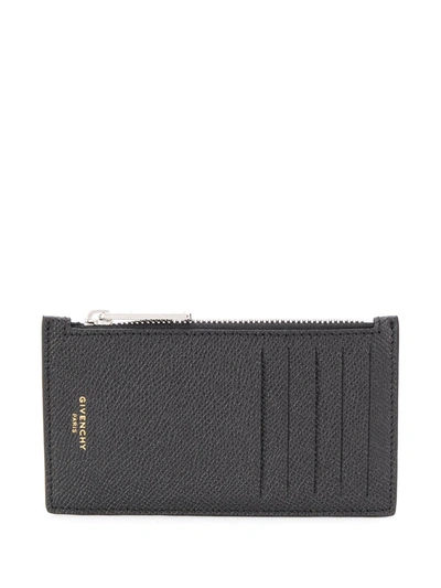 Shop Givenchy Eros Zipped Cardholder In Black