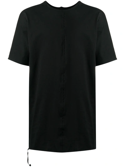 Shop Isaac Sellam Experience Short-sleeve Fitted T-shirt In Black