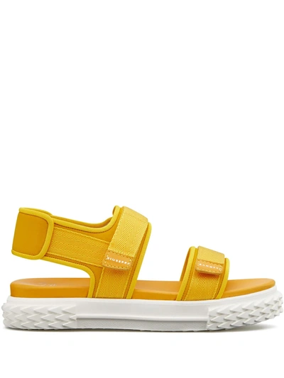 Giuseppe Zanotti Blabber Gummy Sandals In Yellow