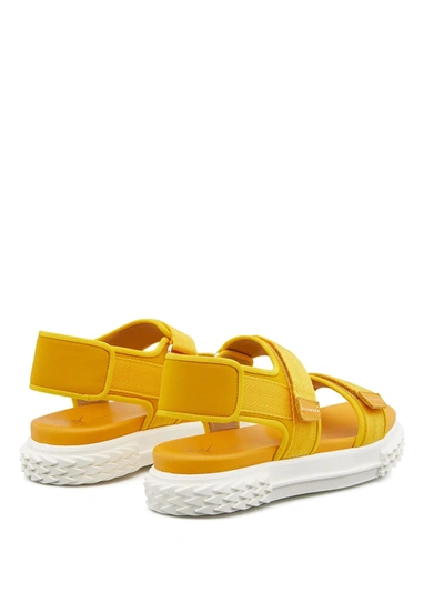 Giuseppe Zanotti Blabber Gummy Sandals In Yellow