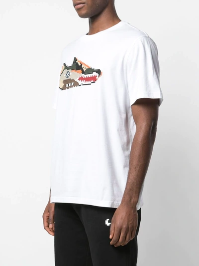Mostly Heard Rarely Seen 8-bit Falcon Jersey T-shirt In White