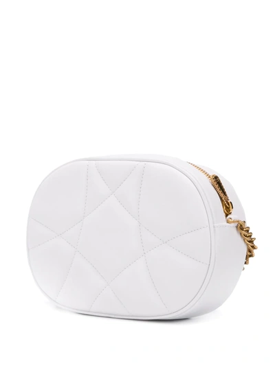 Shop Dolce & Gabbana Devotion Quilted Camera Bag In White