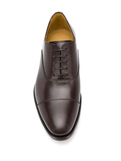 Shop Scarosso Giove Marrone Oxford Shoes In Brown