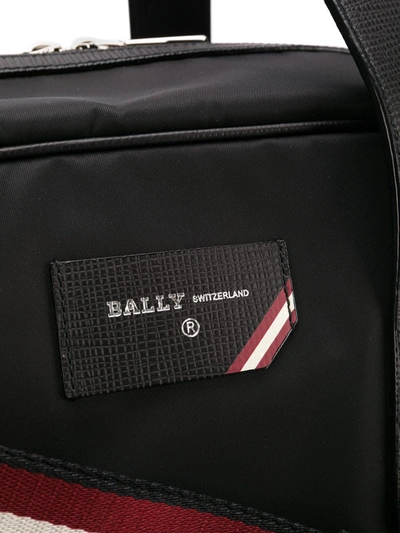 Shop Bally Logo Patch Holdall In Black