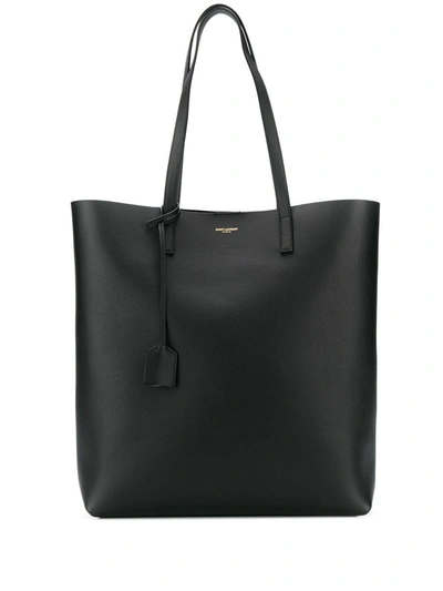 Shop Saint Laurent Large Shopping Tote Bag In Black