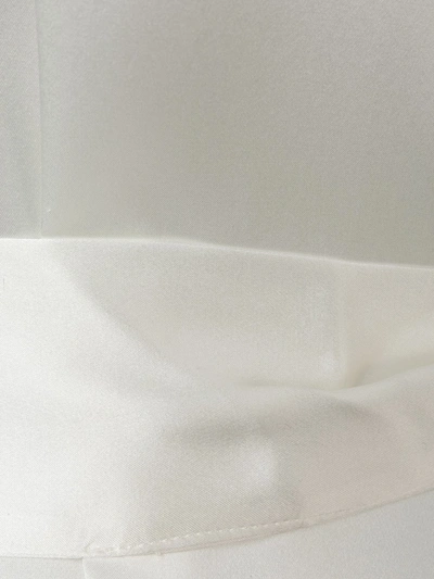 Gilda & Pearl Esme Short Satin Robe In White