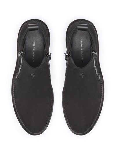 Shop Giuseppe Zanotti Zipped Boots In Black