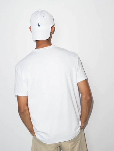 Shop Polo Ralph Lauren Logo Print T-shirt In White