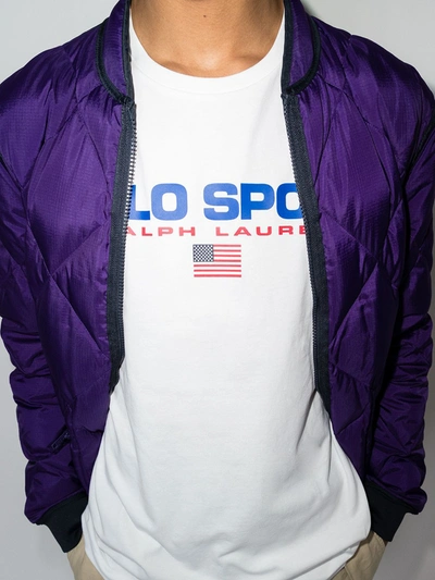 Polo Ralph Lauren Logo Printed T-shirt In White