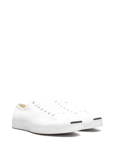 Converse White Jack Purcell First In Class Sneakers In Weiss