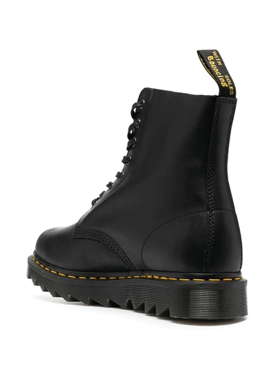 Shop Dr. Martens' 1460 Pascal Ziggy Lace-up Boots In Black