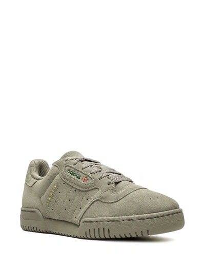 Shop Adidas Originals Yeezy Powerphase "simple Brown" Sneakers In Grey