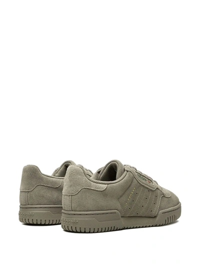 Shop Adidas Originals Yeezy Powerphase "simple Brown" Sneakers In Grey