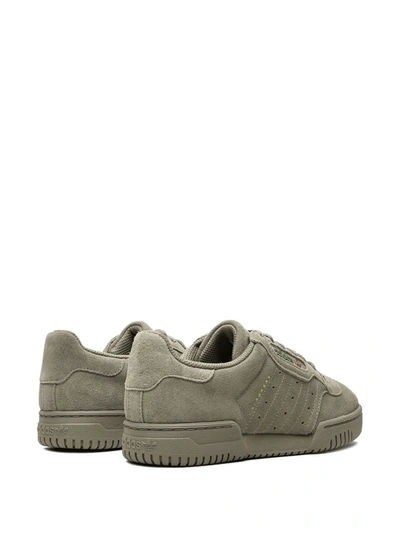 Adidas Originals Yeezy Powerphase "simple Brown" Sneakers In Grey