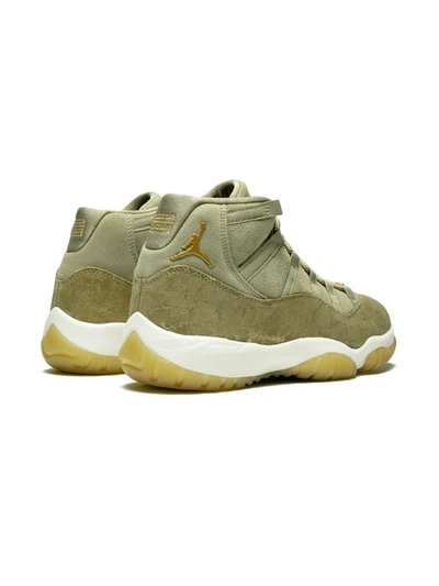 Shop Jordan Air  11 Retro "neutral Olive" Sneakers In Green