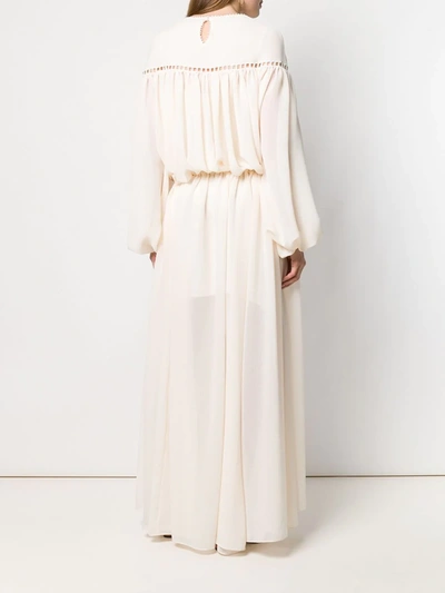 Philosophy Di Lorenzo Serafini Long Summer Dress In Neutrals
