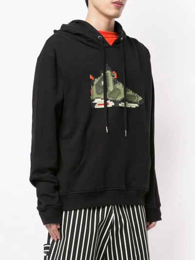 Mostly Heard Rarely Seen 8-bit Graphic Sneaker Print T-shirt In Black