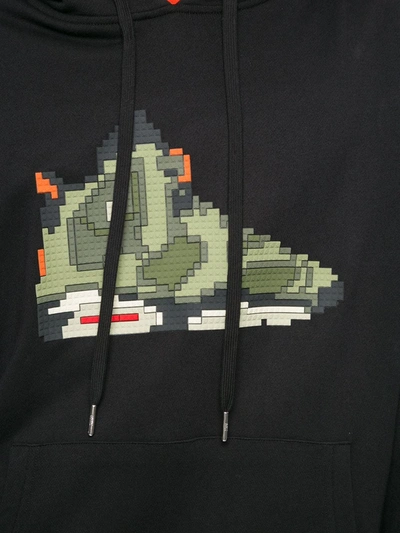 Mostly Heard Rarely Seen 8-bit Graphic Sneaker Print T-shirt In Black
