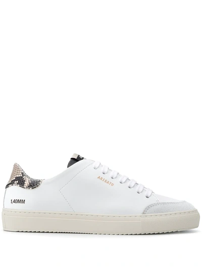 Shop Axel Arigato Clean 90 Triple Leather Sneakers In White