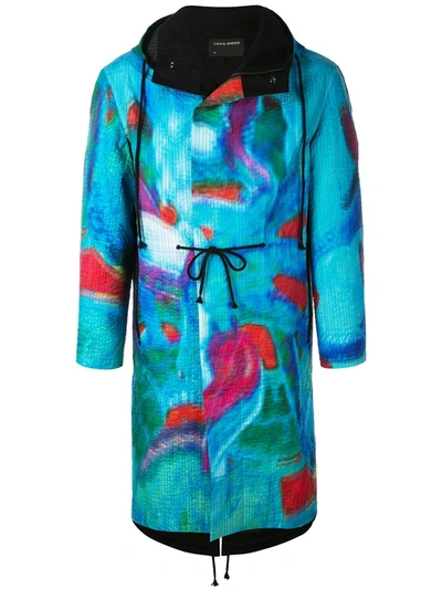 Shop Craig Green Multicoloured Hooded Coat