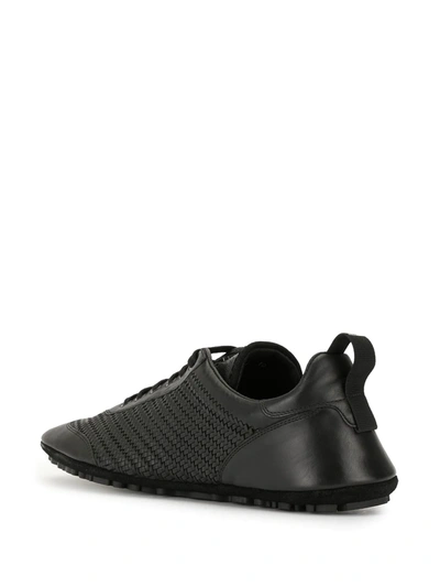Shop Dolce & Gabbana Oxford-style Low-top Sneakers In Black