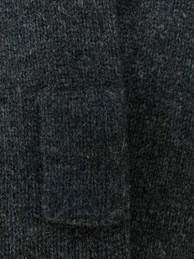 N•peal Fingerless Gloves In Grey