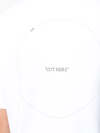 Shop Off-white Cut Out T-shirt In White