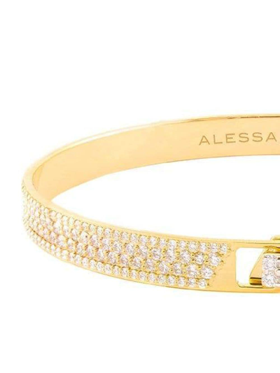 ALESSA 18KT YELLOW GOLD DIAMOND PAVÉ SPECTRUM BRACELET 