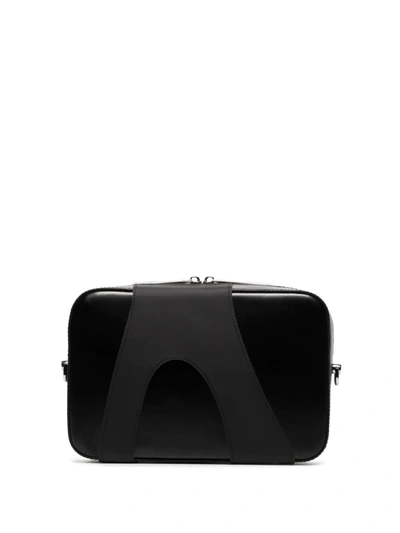 Shop A-cold-wall* Panelled Crossbody Bag In Black